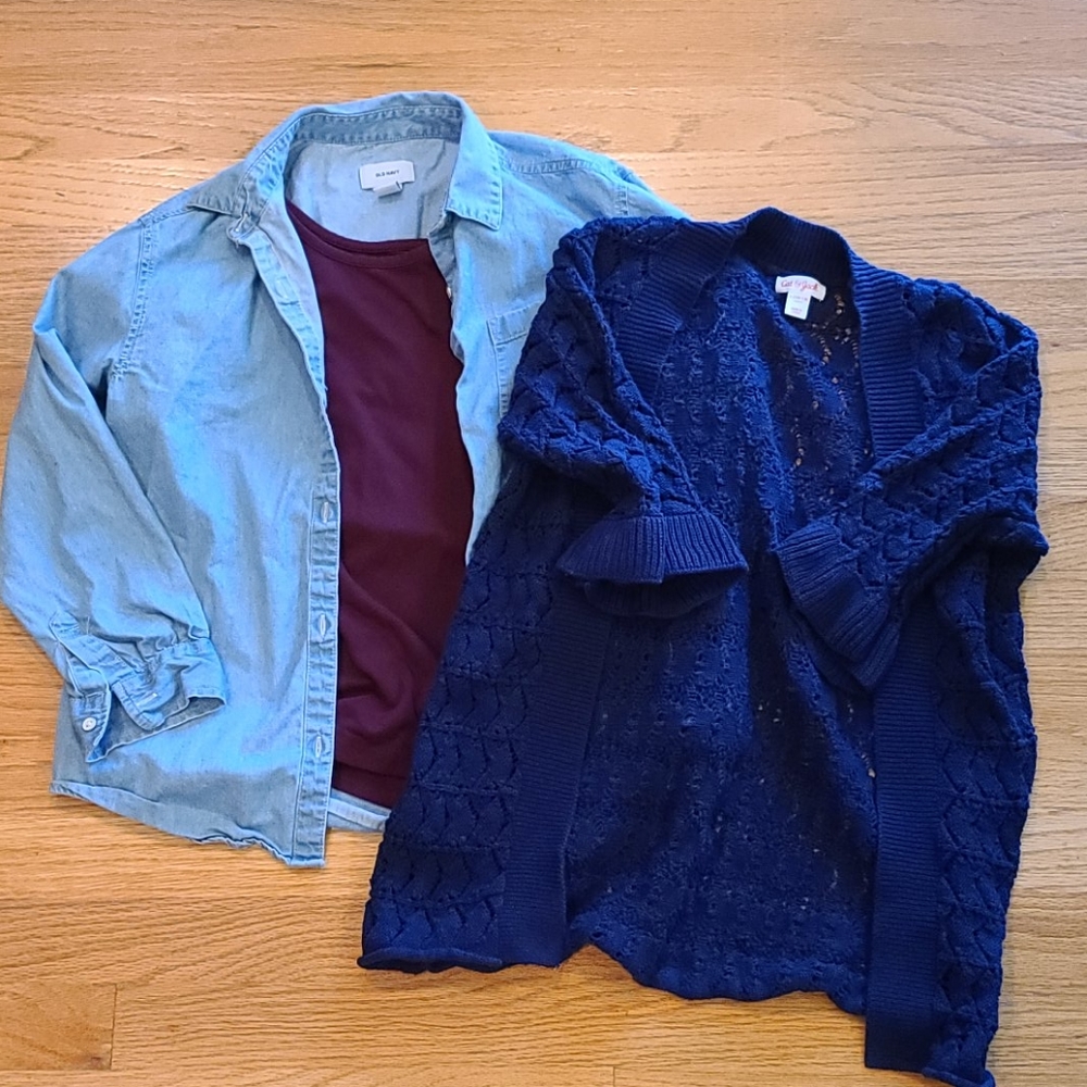 Bundle of Zella, Old Navy, Cat & Jack Tops